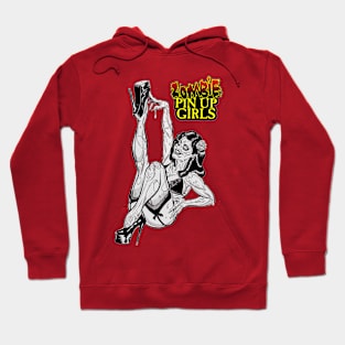 Zombie Pinup Diva : Burlesque Performer Hoodie